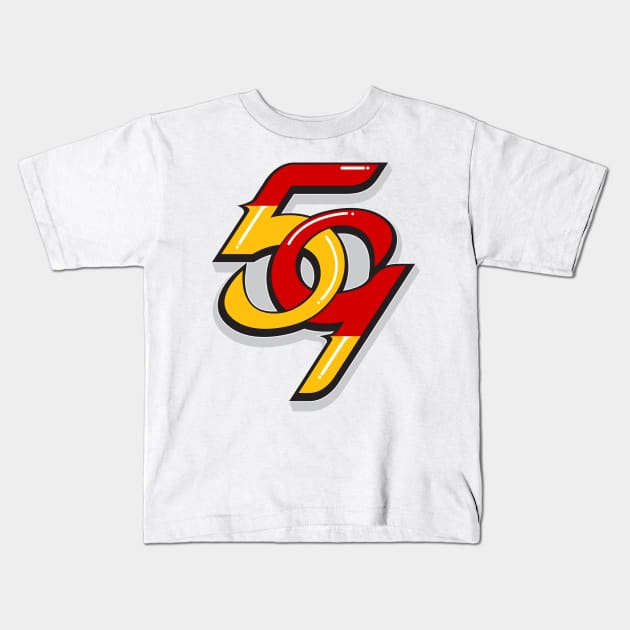 Number 59 Kids T-Shirt by SASTRAVILA